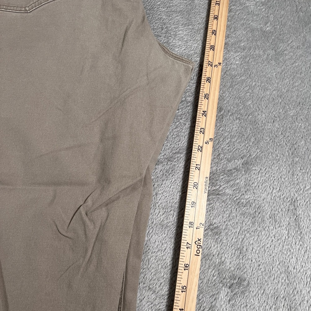 Duluth Trading Flex Fire Hose Pants Mens 46x30 (Fits 42x27) Khaki Straight Leg - Picture 9 of 10